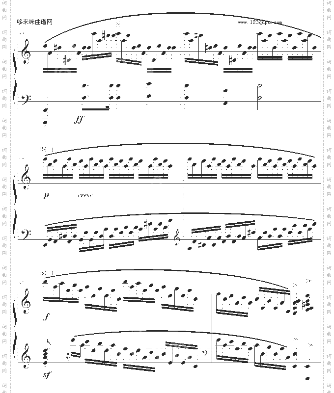 练习曲Op.25No.11-肖邦