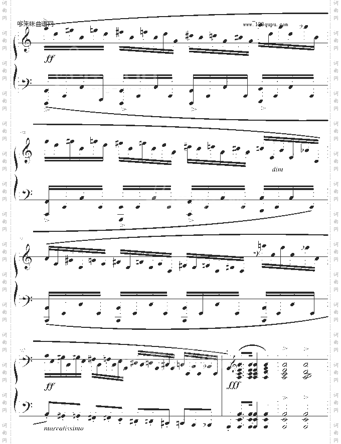 练习曲Op.25No.11-肖邦