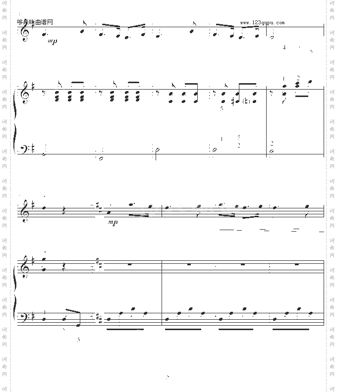 光明行-钢琴伴奏-刘天华