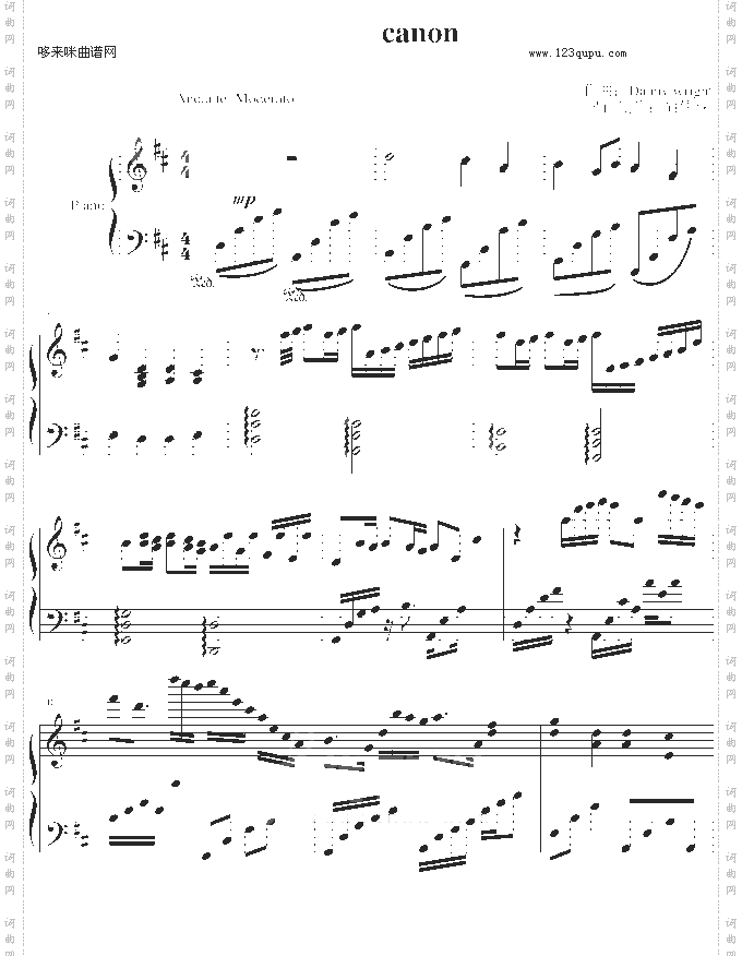 卡农-唯美浪漫版-帕格尼尼