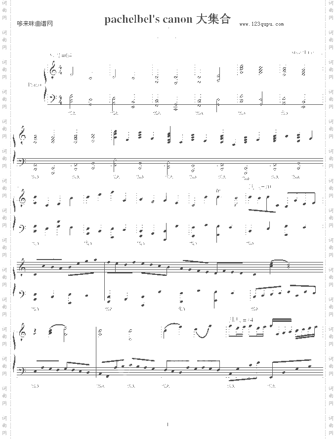 卡农-stvenLi版-帕赫贝尔-Pachelbel