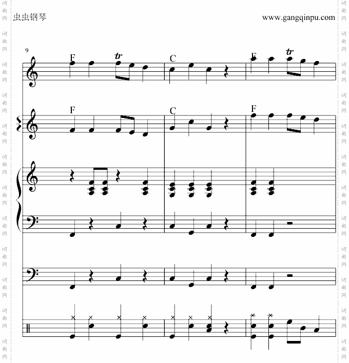 洋娃娃与小熊跳舞小合奏