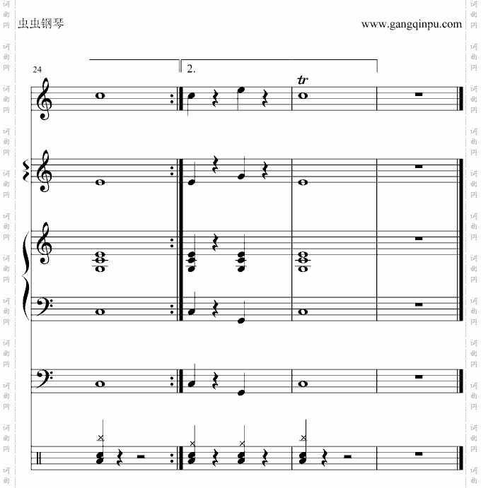 洋娃娃与小熊跳舞小合奏