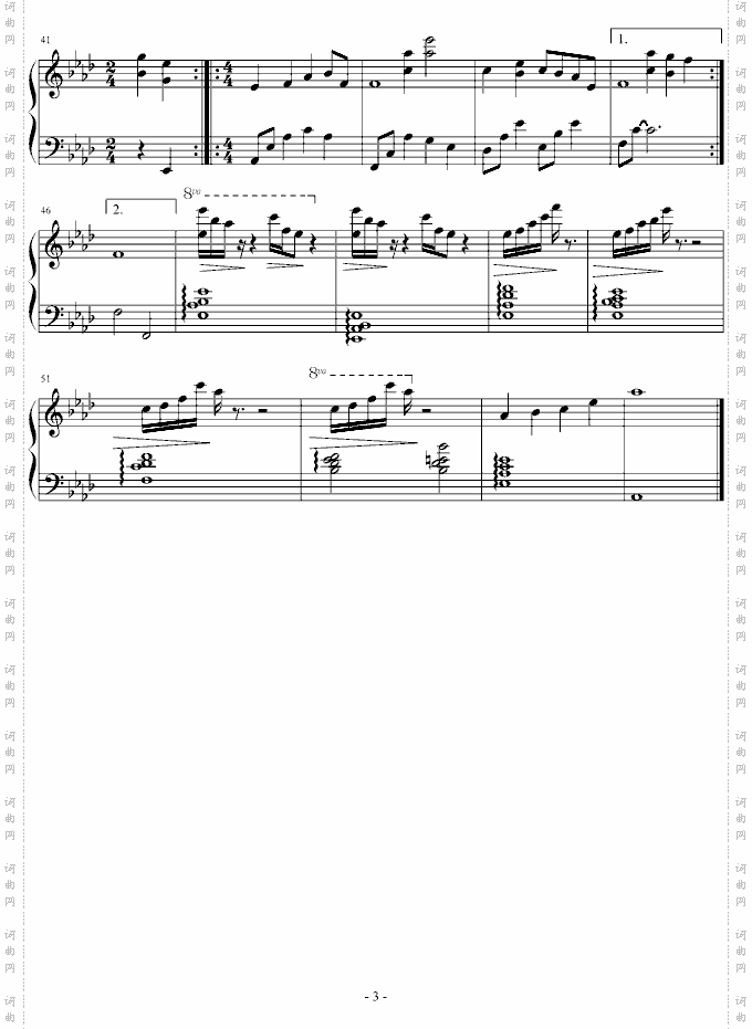 《千年等一回》的抒情慢拍钢琴演奏