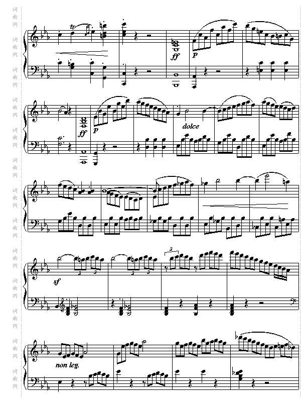 悲怆奏鸣曲第三乐章