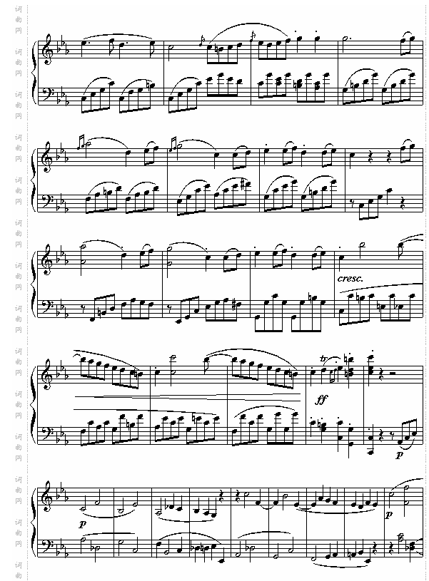 悲怆奏鸣曲第三乐章