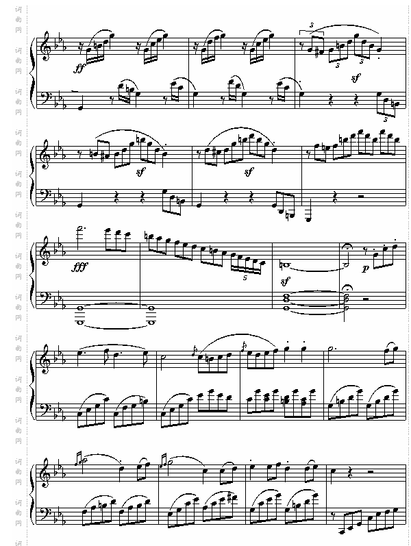 悲怆奏鸣曲第三乐章