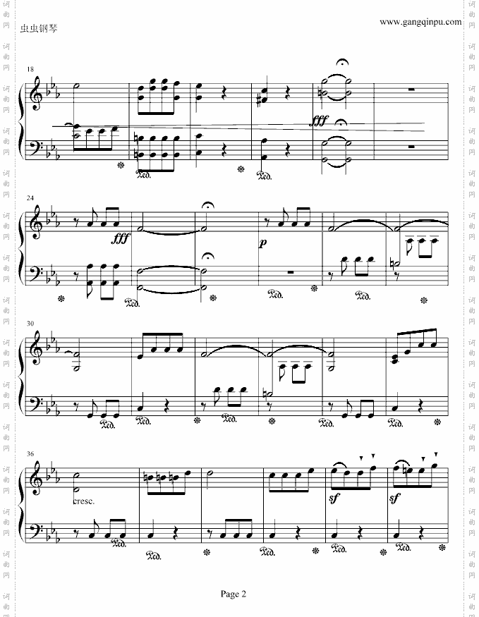 命运第一乐章钢琴独奏SymphonyFate.No.1