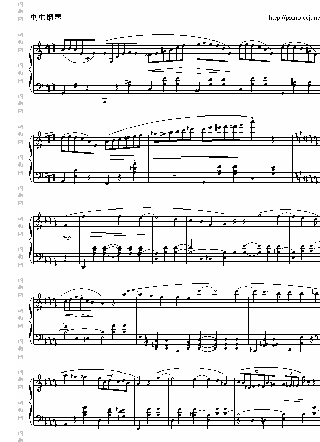 肖邦-chopin升C小调圆舞曲