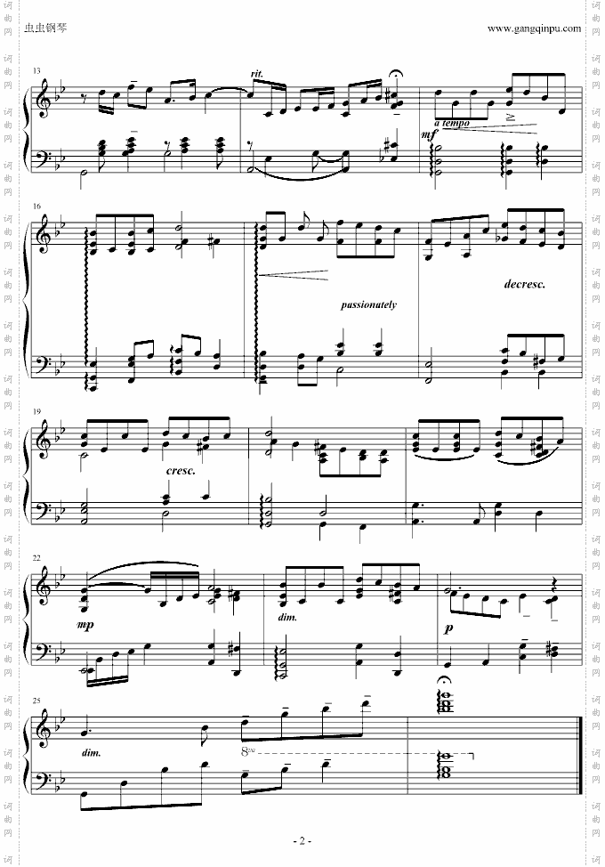 辛德勒的名单-reprise钢琴,原版
