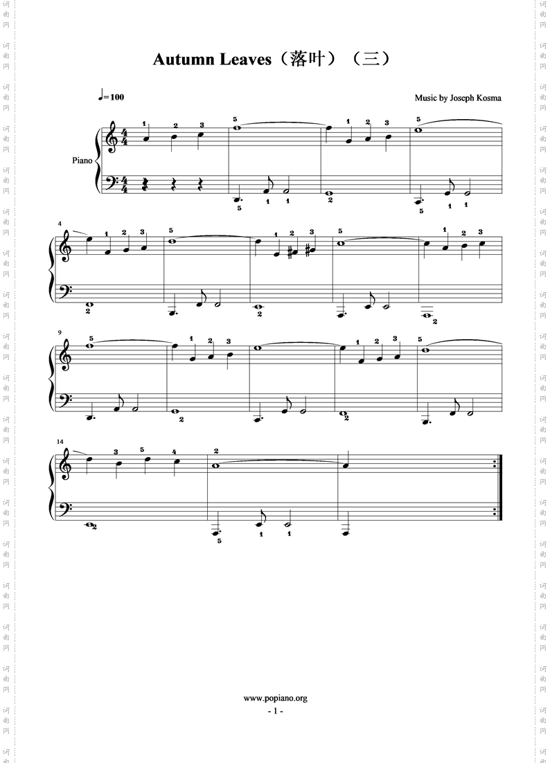 Autumn Leaves_落叶