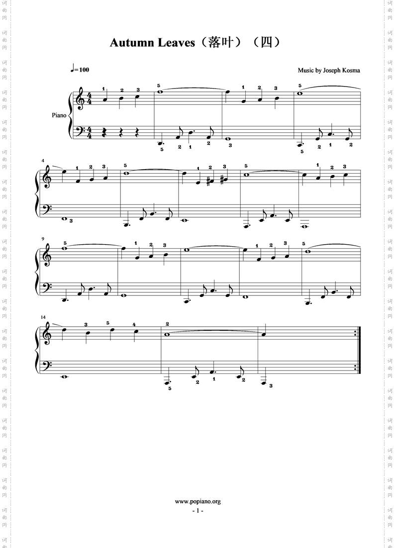 Autumn Leaves_落叶