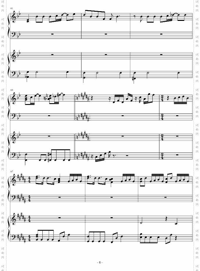 チェリッシュ_Cherish_piano