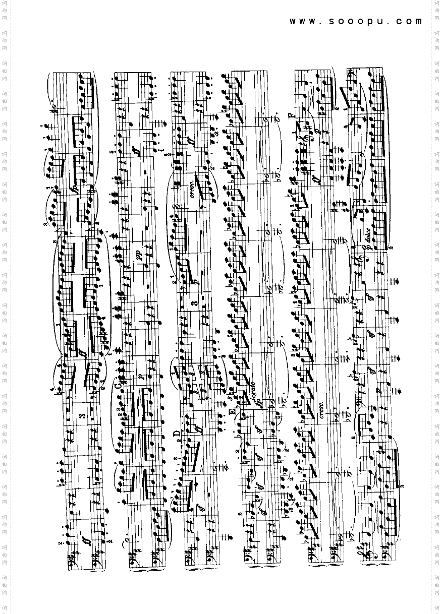 变奏曲2—四手联弹键盘类钢琴