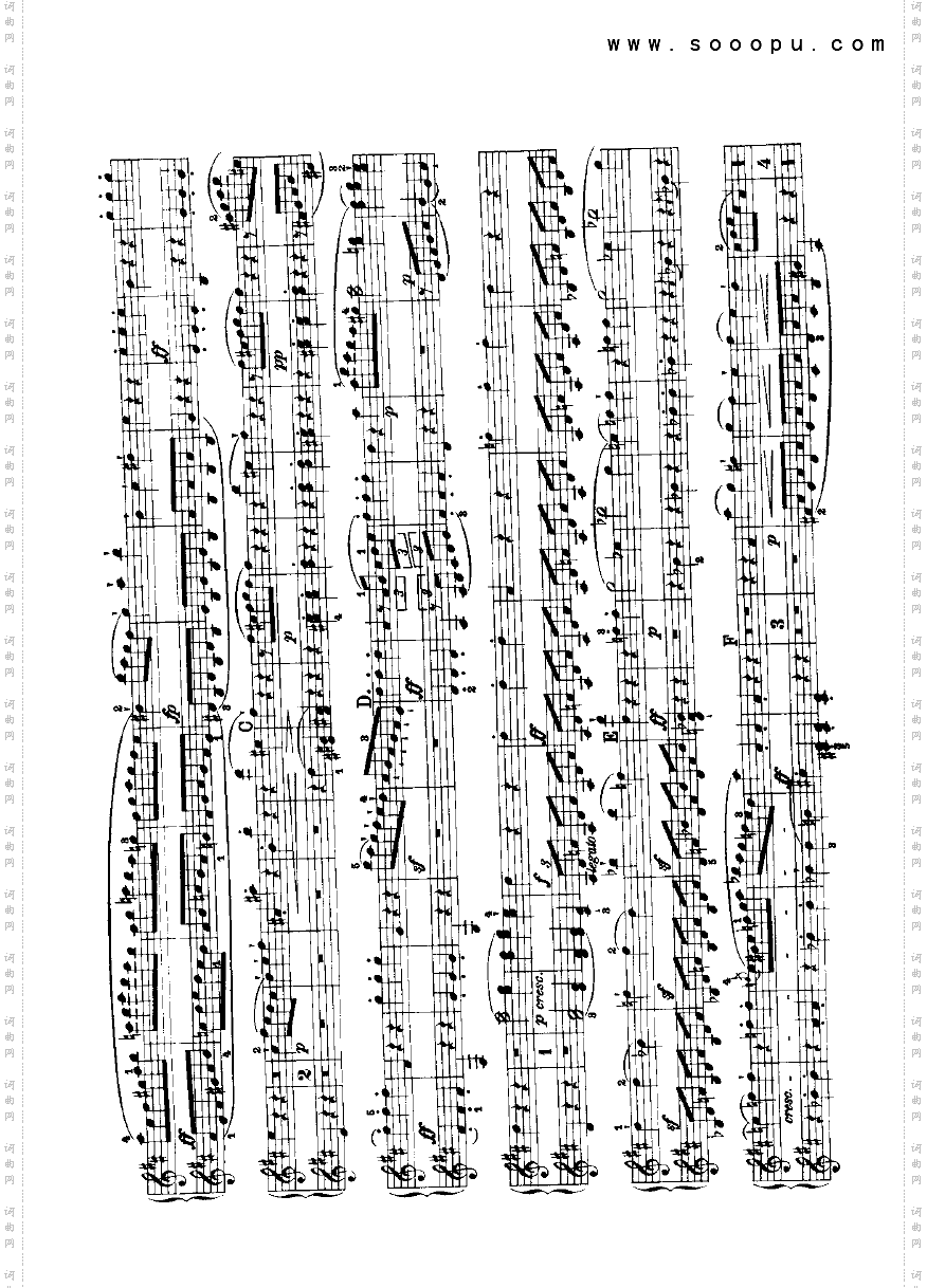 变奏曲2—四手联弹键盘类钢琴