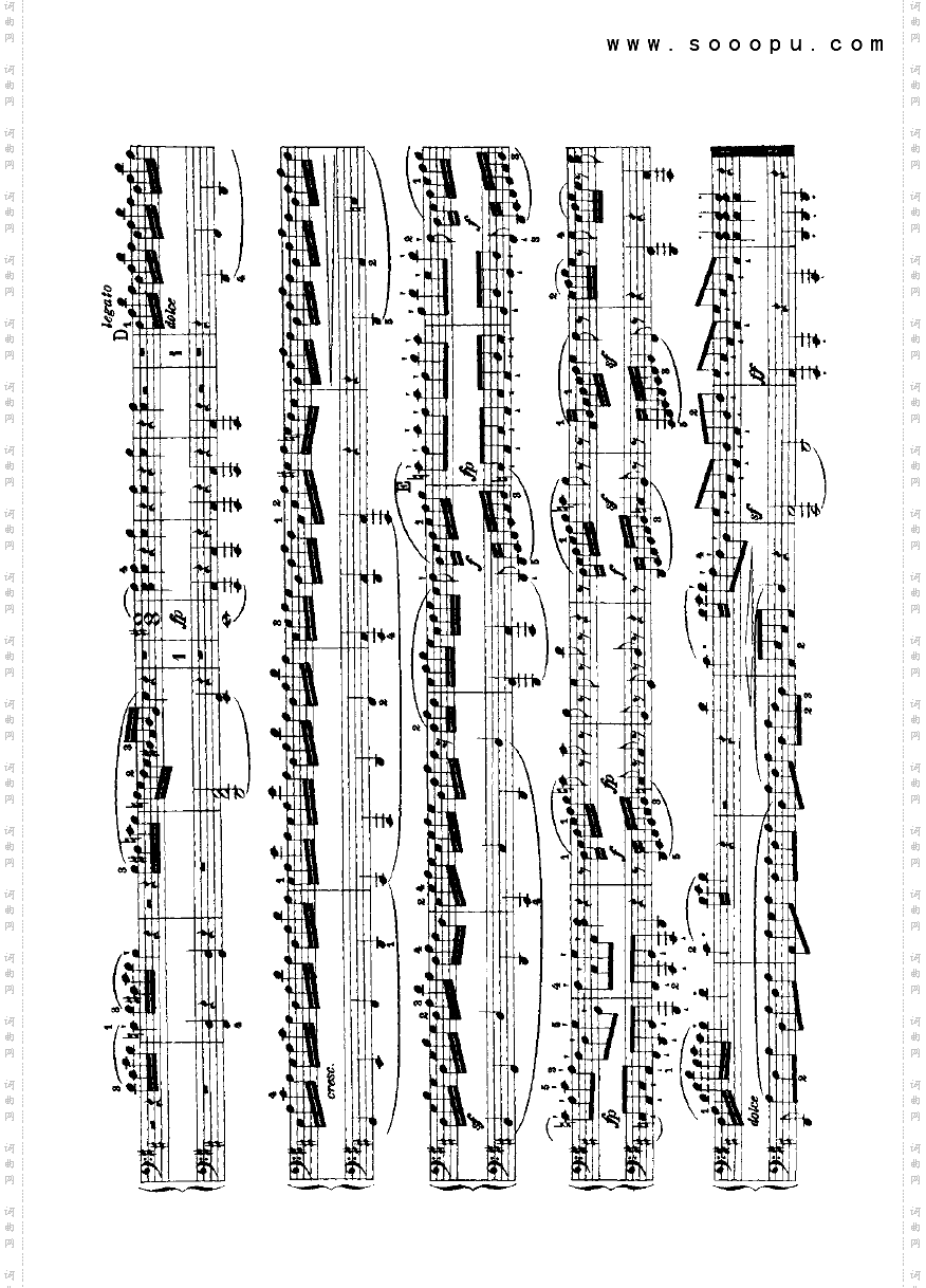 变奏曲2—四手联弹键盘类钢琴