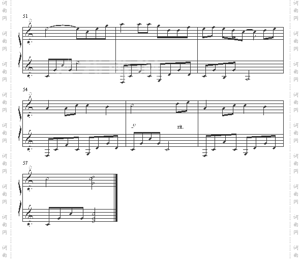 童话-浪客剑心简易C调版-光良