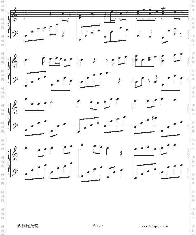 暖暖-C调简单版-梁静茹