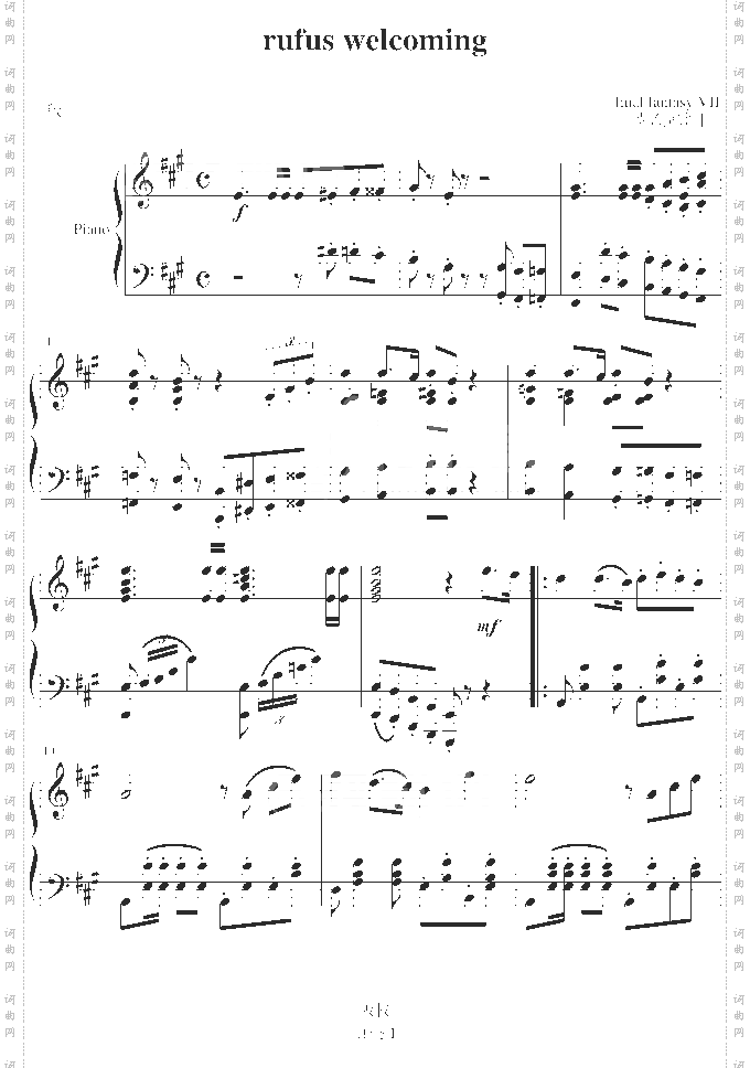 rufuswelcoming-最终幻想