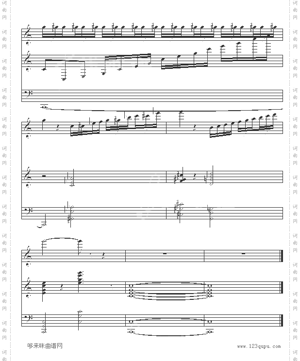 StudyForThreeHands-海上钢琴师