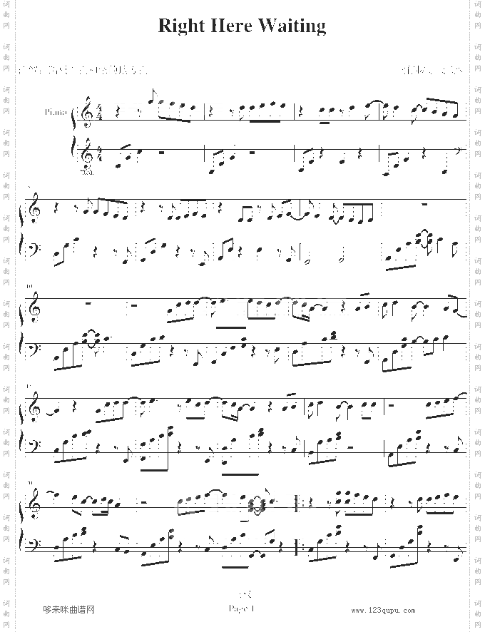 RightHereWaiting-欣仔版-其他侠名