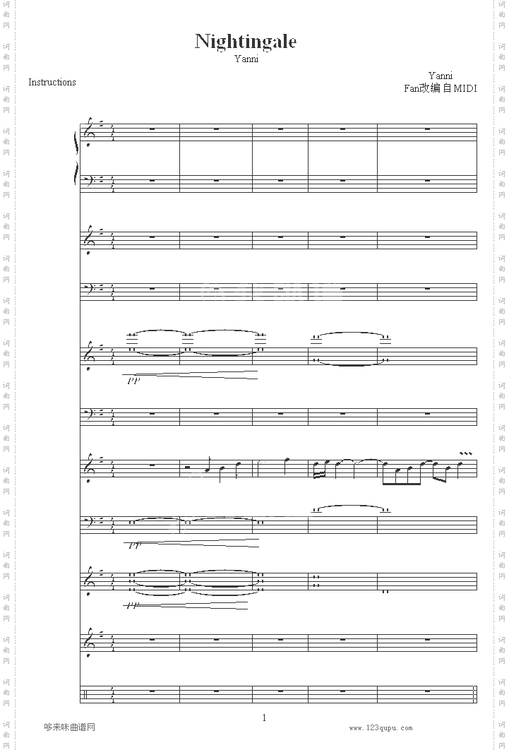 夜莺-Nightingale-雅尼