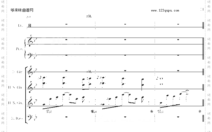 浪漫手机-总谱版-周杰伦
