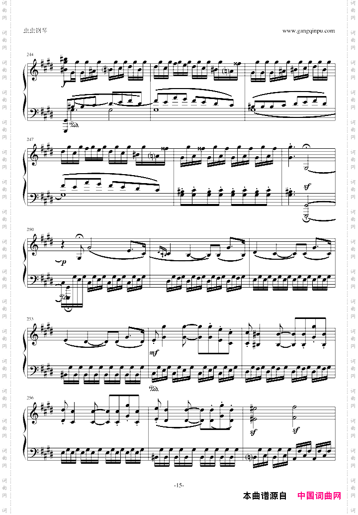 月光奏鸣曲1，2，3乐章SONATE