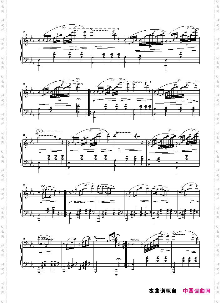 少女的祈祷巴达尔切夫斯卡作曲版