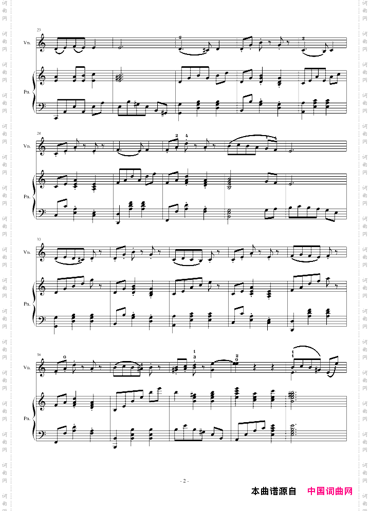 A小调舞曲ForPianoAndViolin