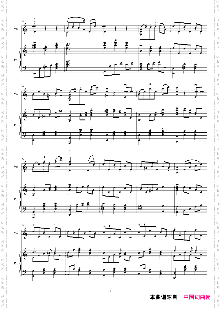 A小调舞曲ForPianoAndViolin