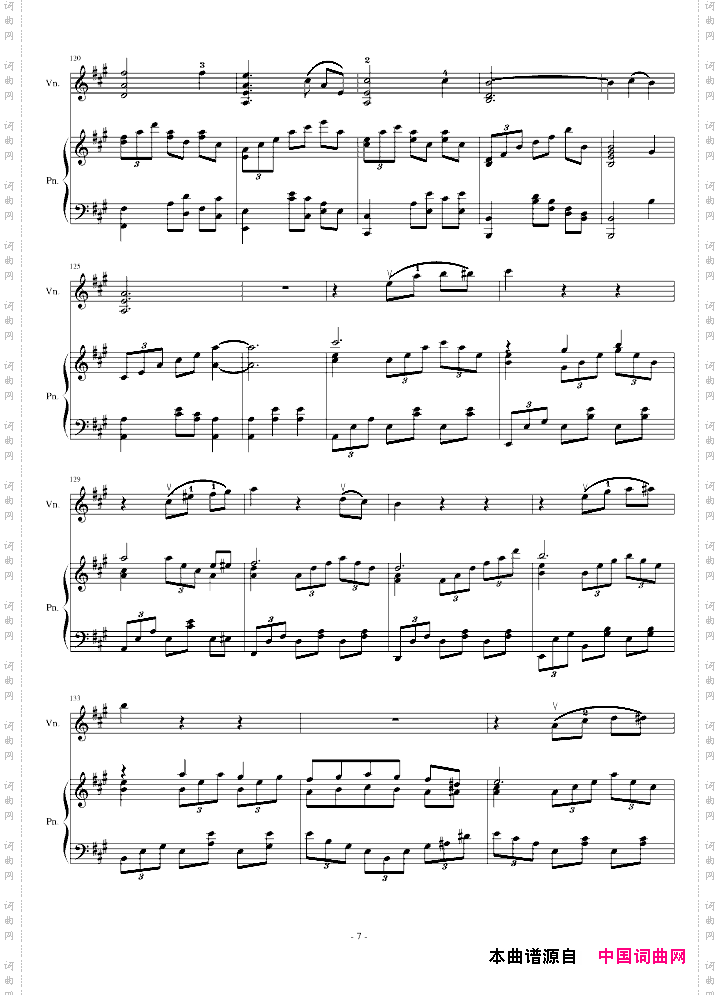 A小调舞曲ForPianoAndViolin
