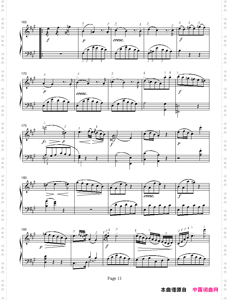 A大调钢琴奏鸣曲