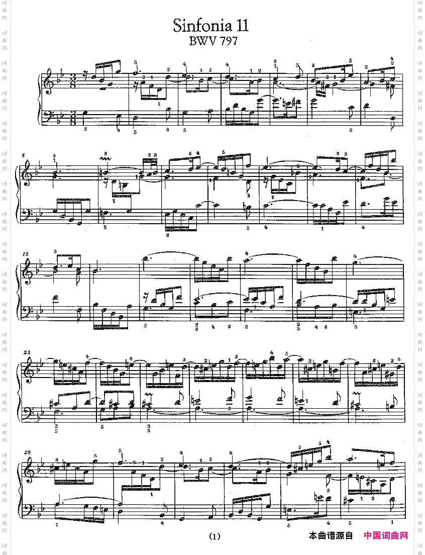 Sinfonia11BWV-797