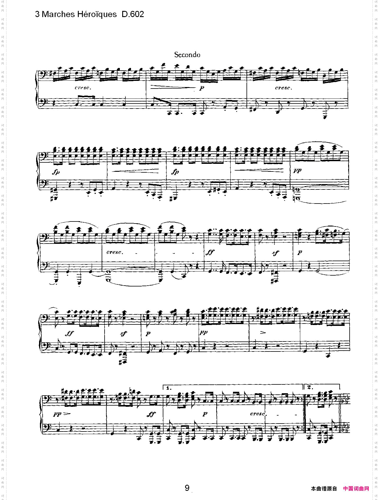 3MarchesHéro&iuml;quesD.6023进行曲Héro&iuml;quesD.602