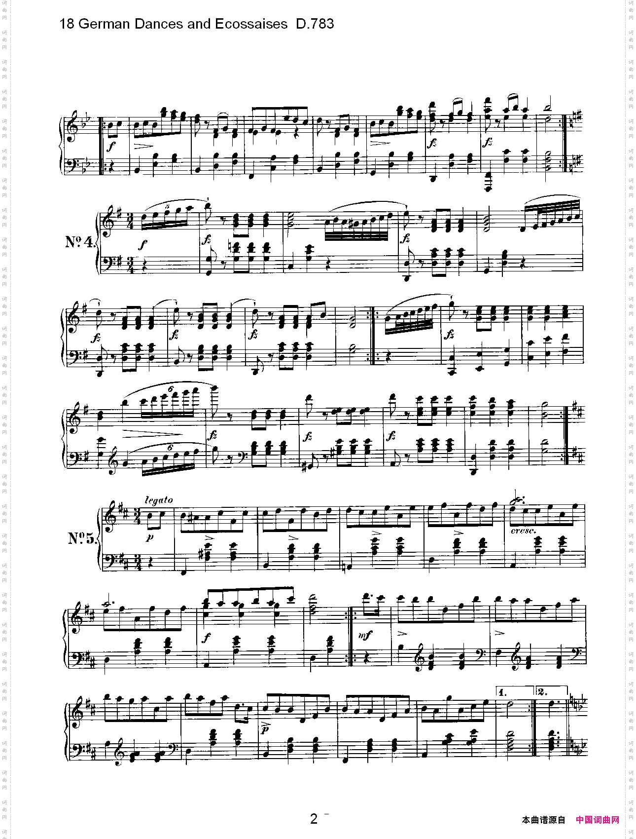 18GermanDancesandEcossaisesD.78318德国舞曲与EcossaisesD.783