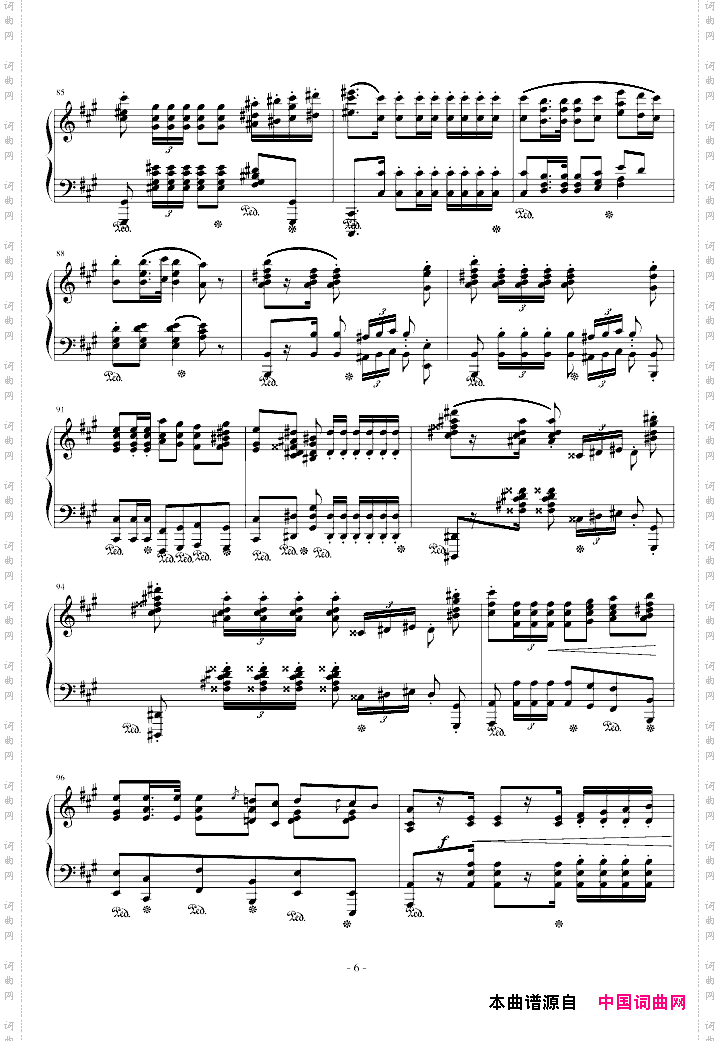 波兰军队舞曲-Op.40No.1