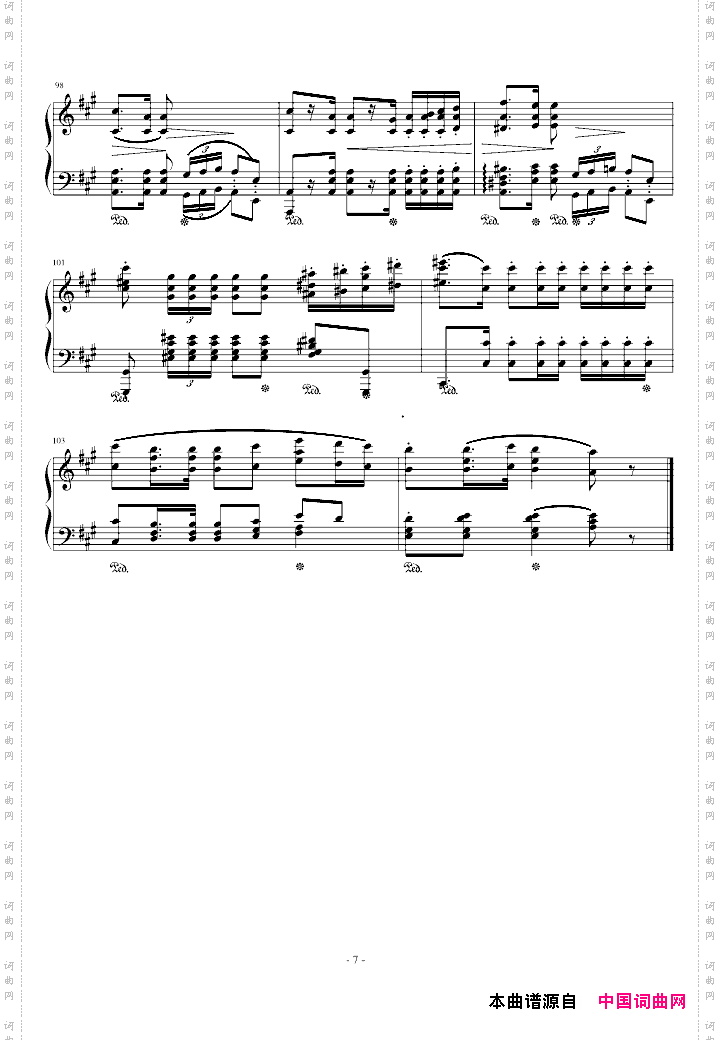 波兰军队舞曲-Op.40No.1