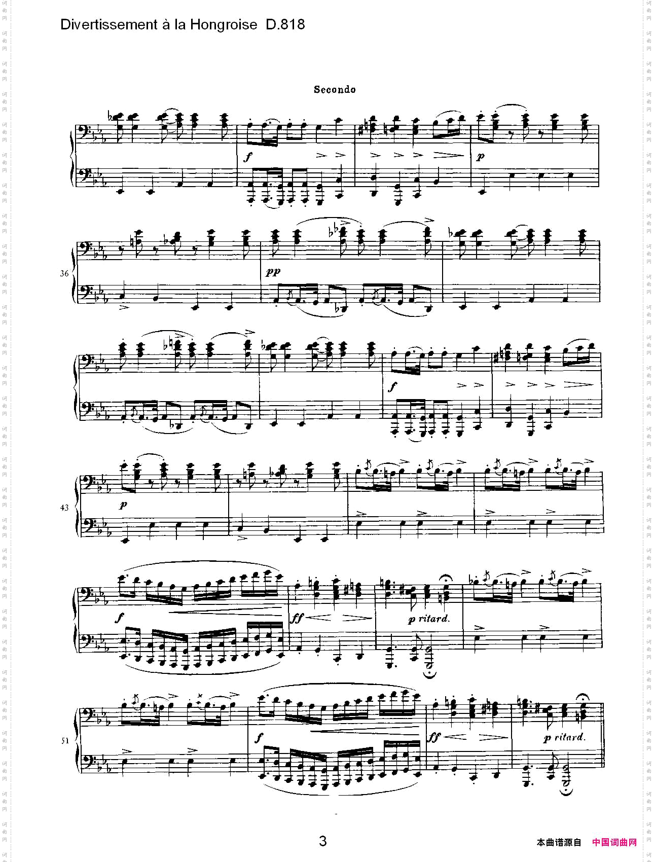 DivertissementàlaHongroiseD.818