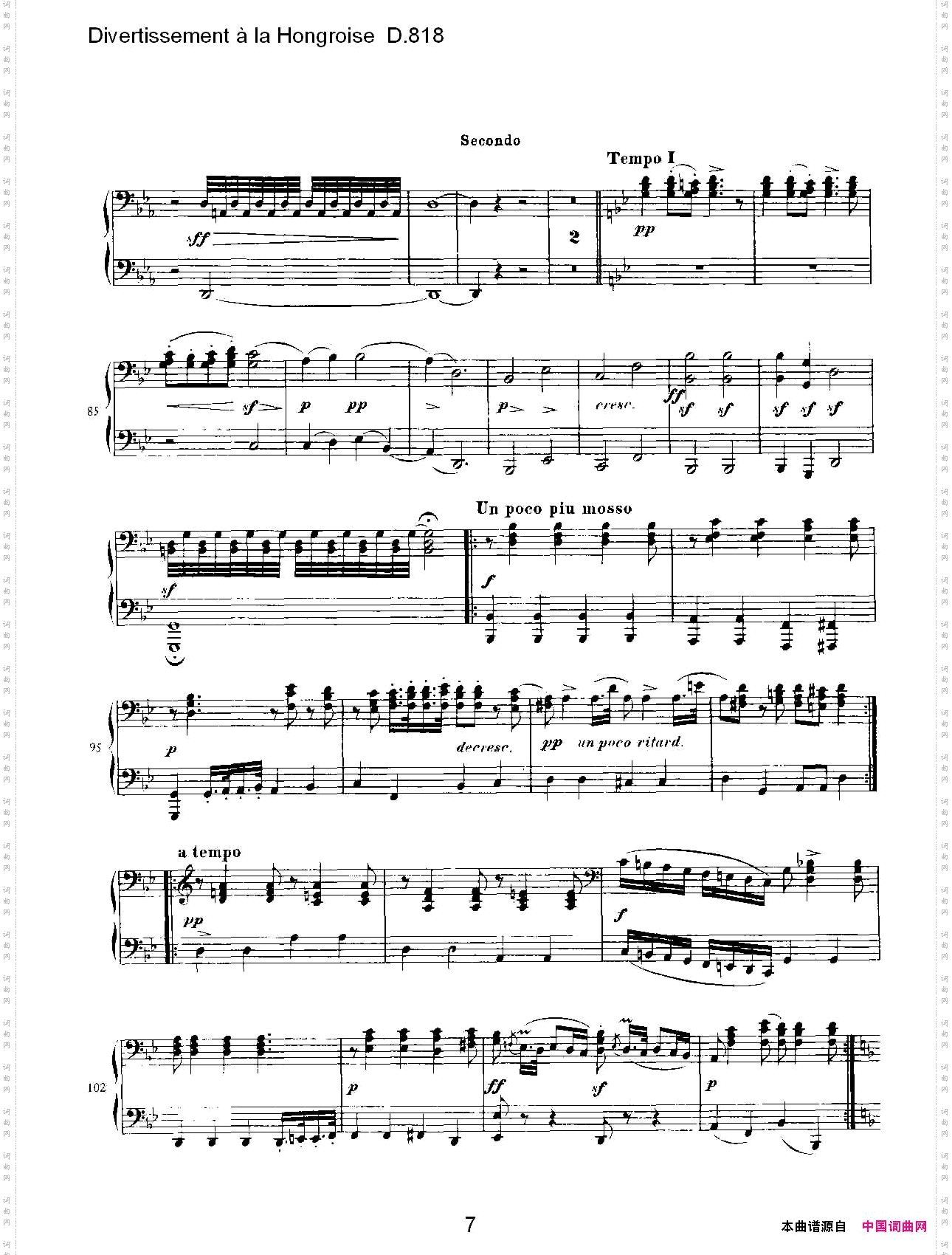 DivertissementàlaHongroiseD.818