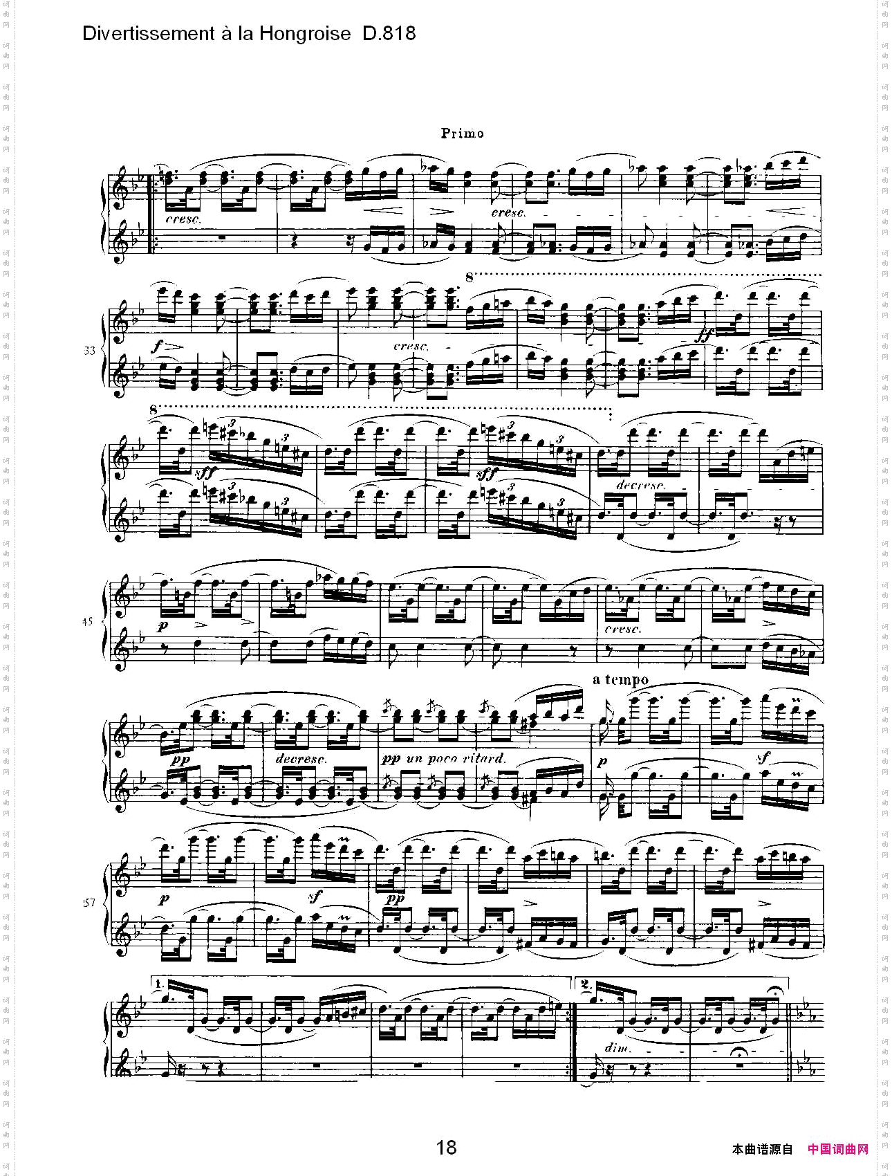 DivertissementàlaHongroiseD.818