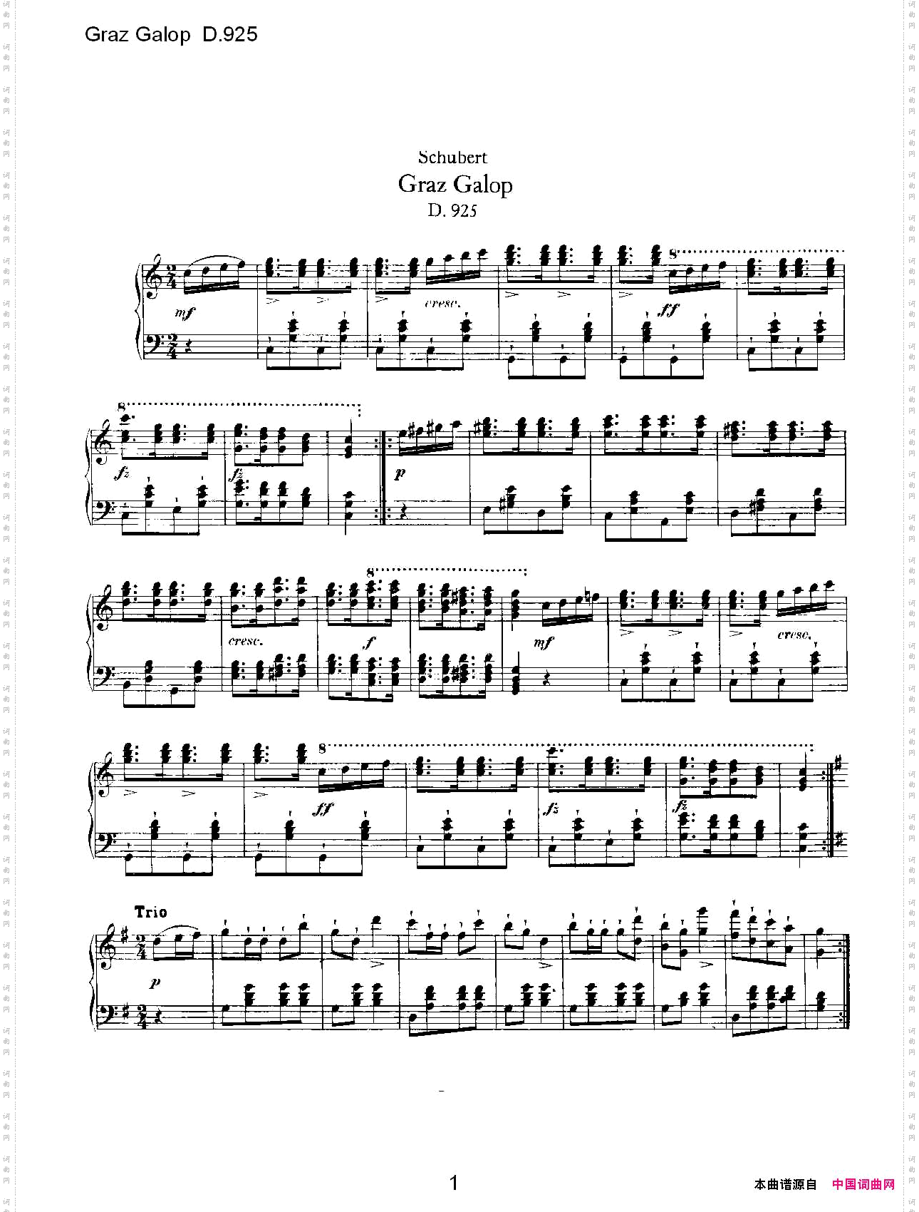 GrazGalopD.925格拉茨快步舞D.925