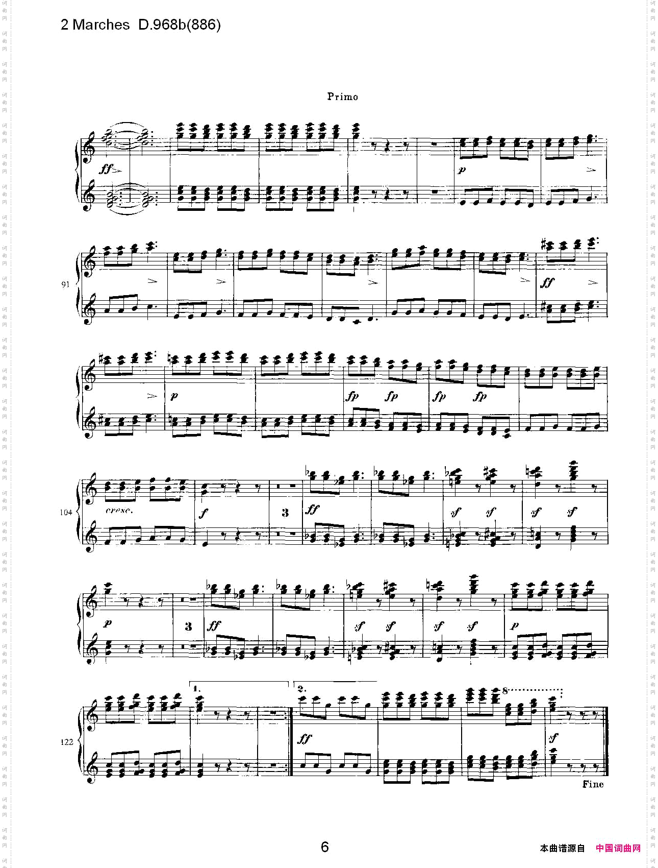 原始主题序曲与变奏曲D.968a603