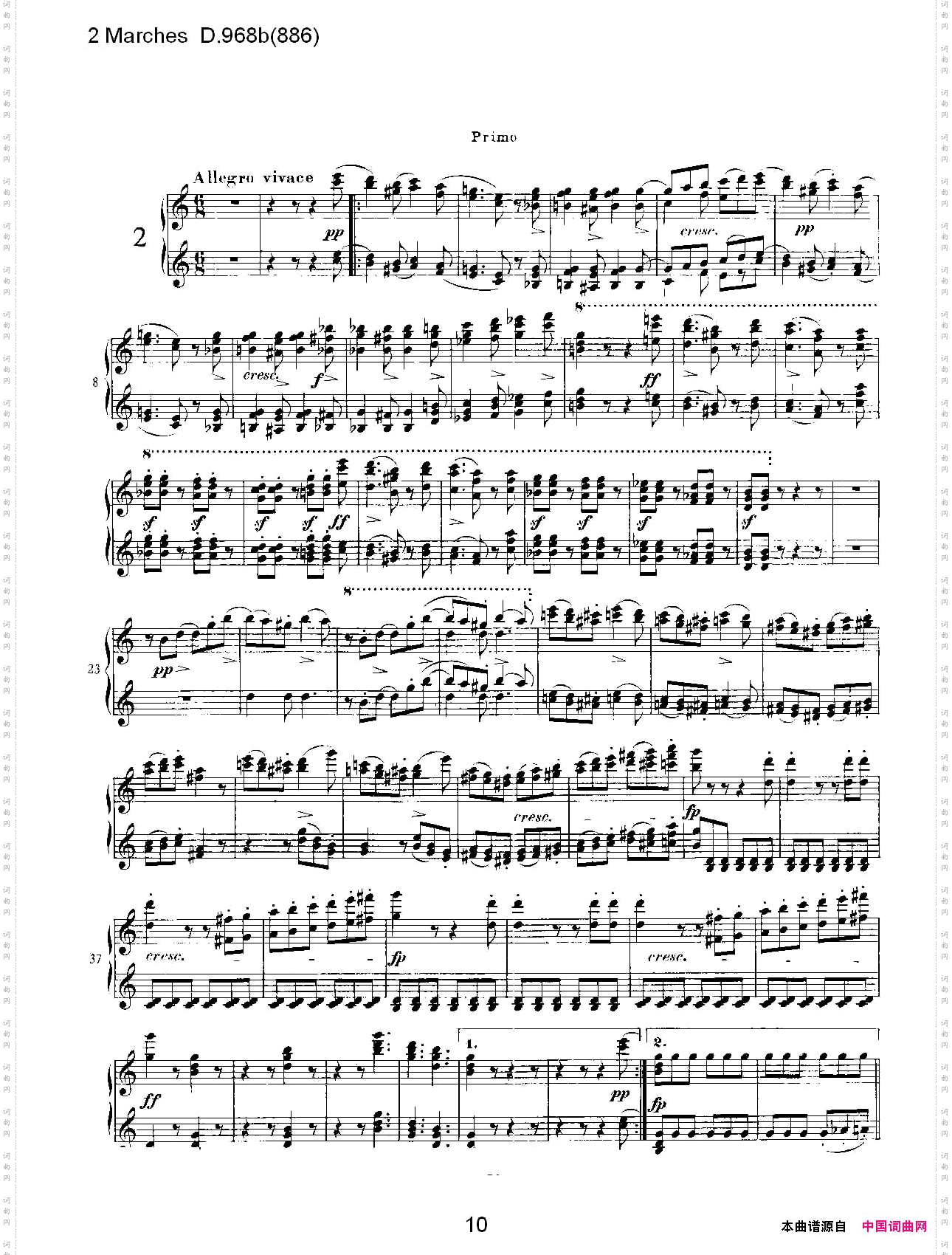 原始主题序曲与变奏曲D.968a603