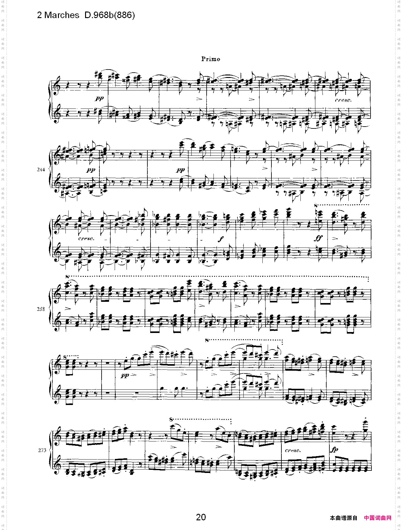 原始主题序曲与变奏曲D.968a603