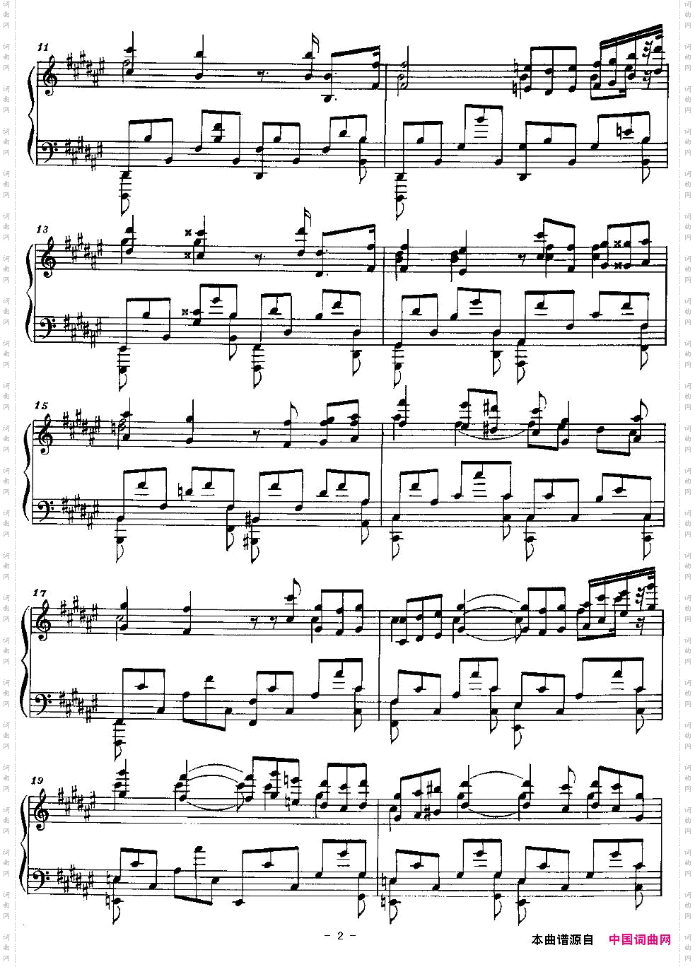 Etude斯克里亚宾练习曲作品8降d小调练习曲第12首