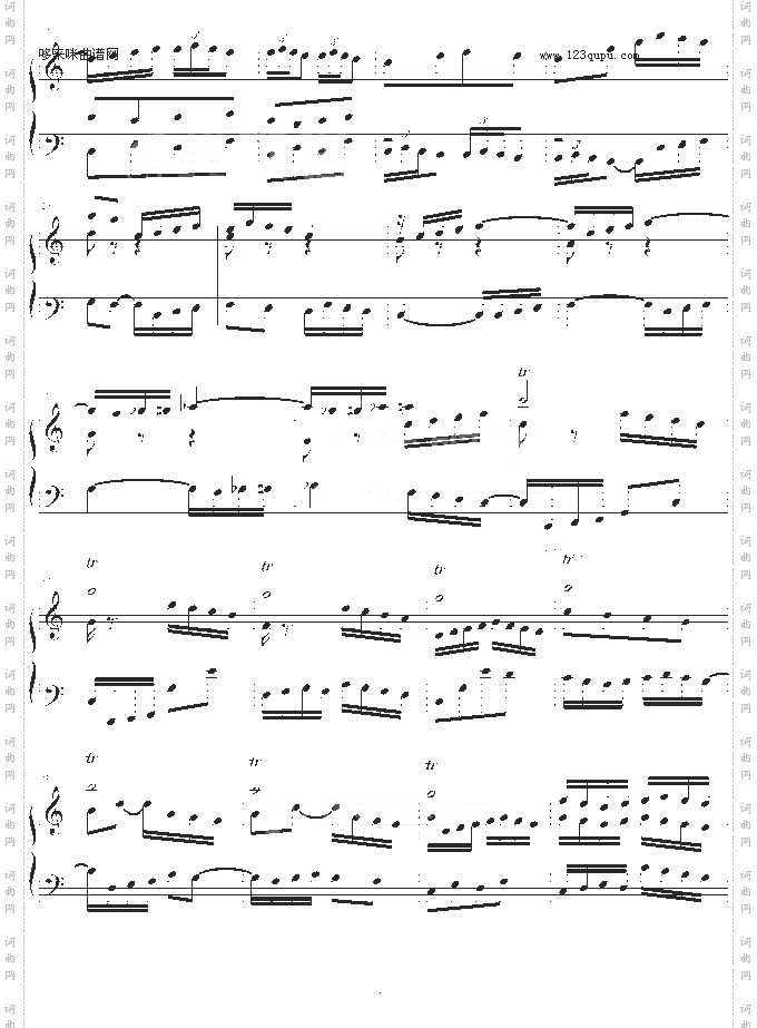 C大调小复调曲-现代琴手