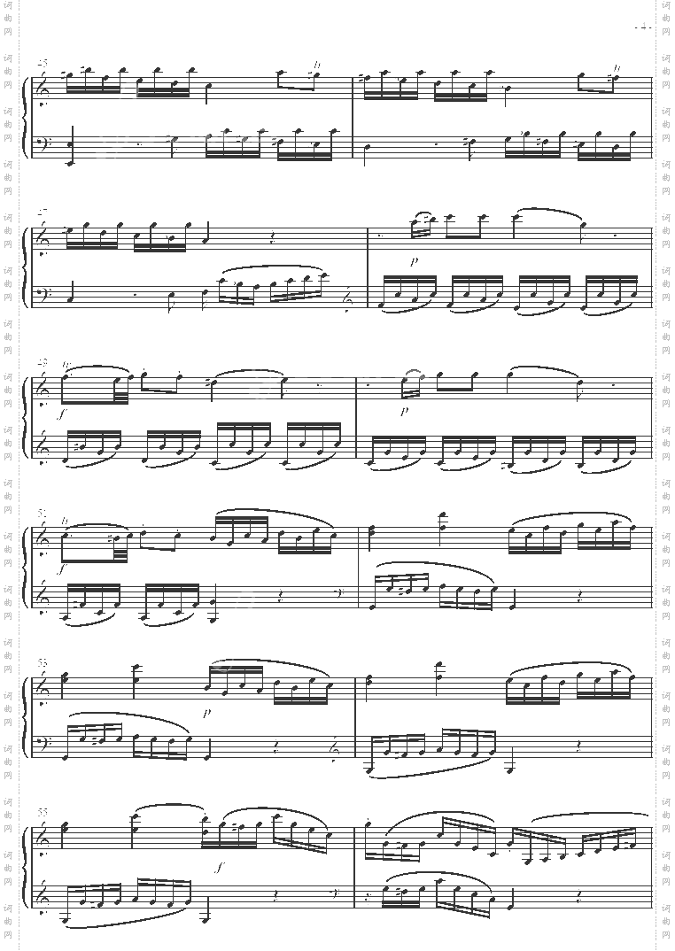 奏鸣曲SonatasK279Mvt.1