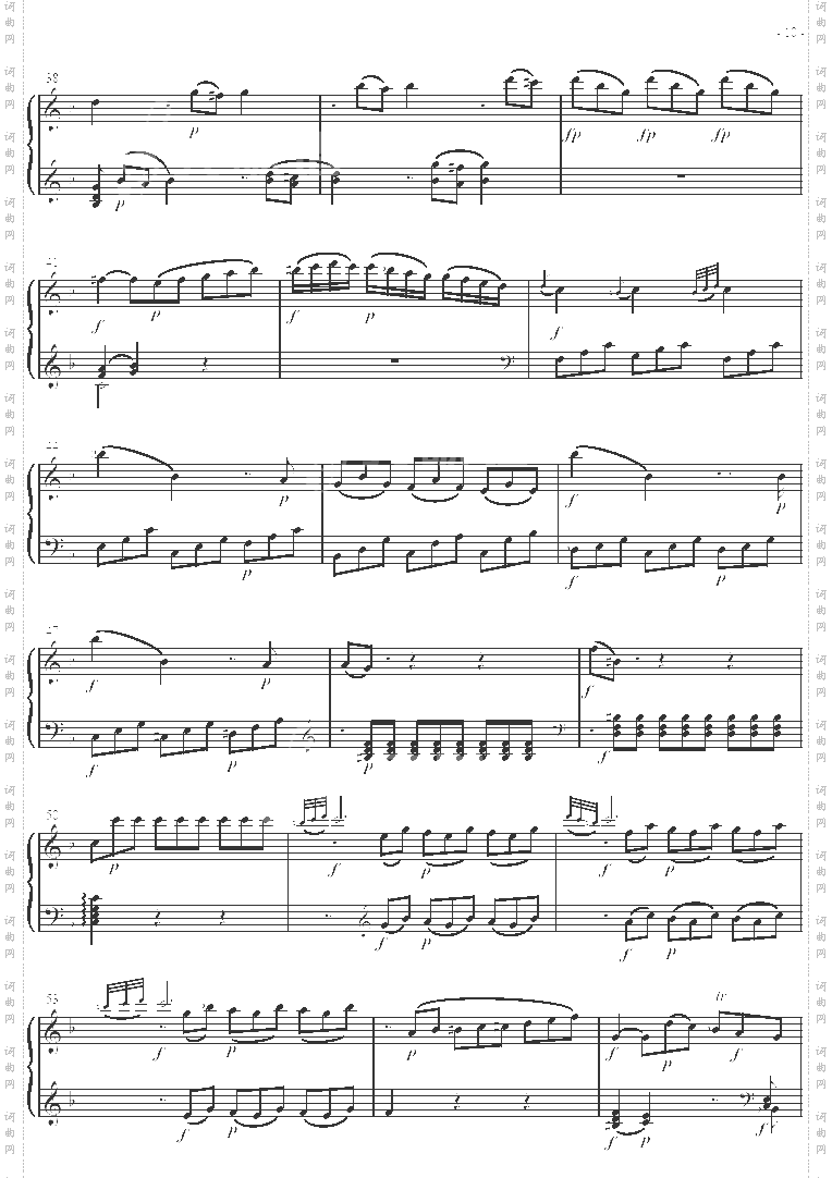 奏鸣曲SonatasK279Mvt.2