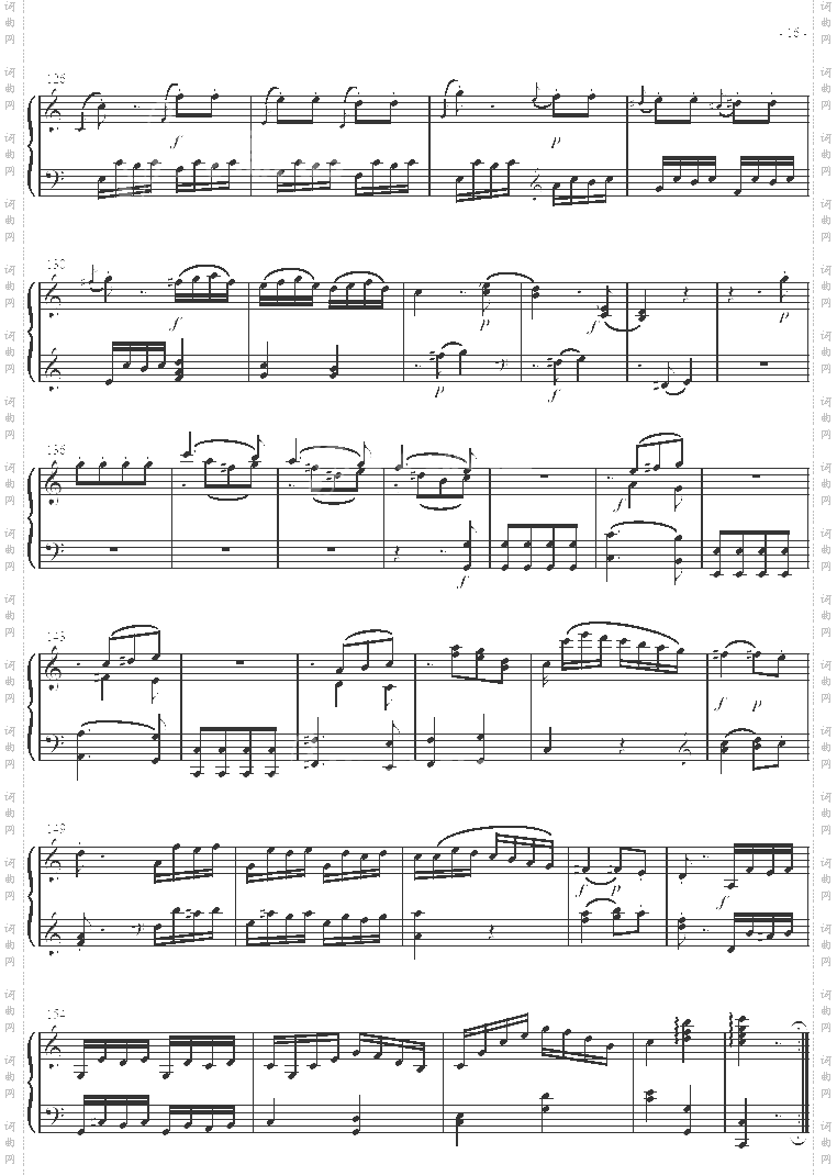 奏鸣曲SonatasK279Mvt.3